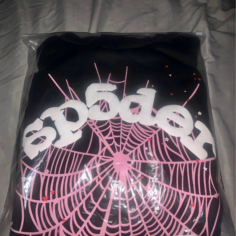 Black and Pink Graphic Hoodie